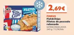 FROIZ FINDUS Fish&Chips Filetes de pescado rebozado oferta