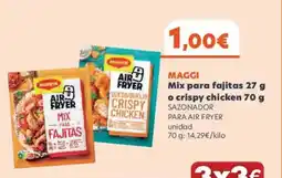 FROIZ MAGGI Mix para fajitas o crispy chicken oferta