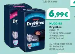 FROIZ HUGGIES Drynites oferta