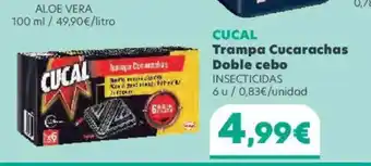FROIZ CUCAL Trampa Cucarachas Doble cebo oferta