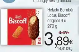FROIZ Helado Bombón Lotus Biscoff original oferta