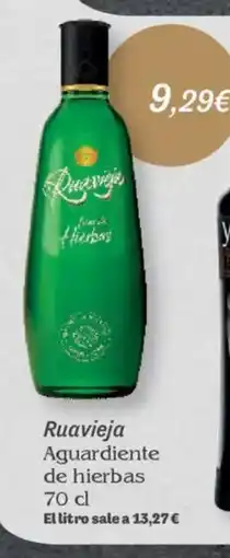 FROIZ RUAVIEJA Aguardiente de hierbas oferta