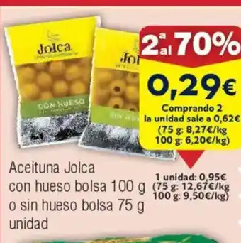 FROIZ Aceituna Jolca con hueso bolsa oferta