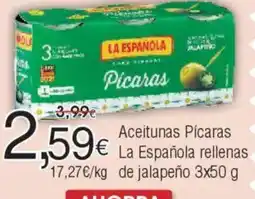FROIZ Aceitunas Pícaras La Española rellenas oferta