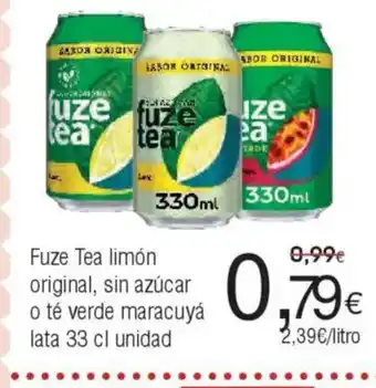 FROIZ FUZE TEA limón original, sin azúcar o té verde maracuyá oferta