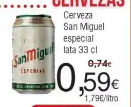 FROIZ Cerveza San Miguel especial oferta