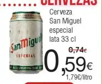 FROIZ Cerveza San Miguel especial oferta