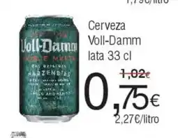FROIZ VOLL DAMM Cerveza oferta