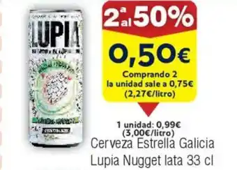 FROIZ Cerveza Estrella Galicia Lupia Nugget oferta