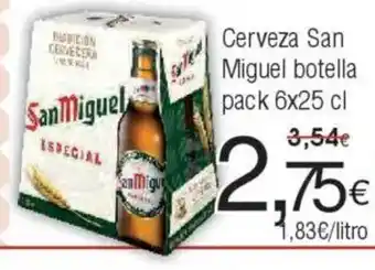 FROIZ Cerveza San Miguel botella oferta