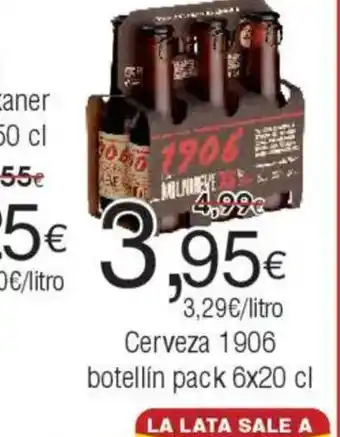 FROIZ 1906 Cerveza botellin oferta