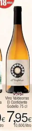 FROIZ Vino Valdeorras El Confidente Godello oferta