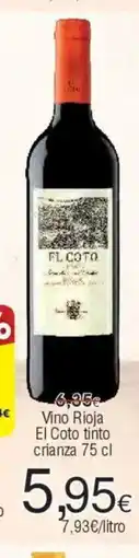 FROIZ Vino Rioja El Coto tinto crianza oferta
