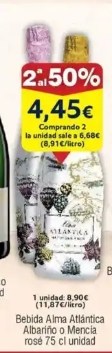 FROIZ Bebida Alma Atlántica Albariño o Mencía rosé oferta