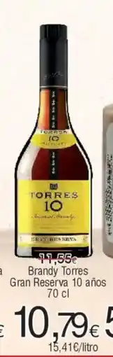 FROIZ Brandy Torres Gran Reserva 10 años oferta
