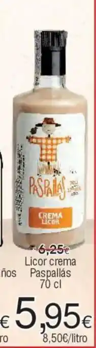 FROIZ PASPALLAS Licor crema oferta