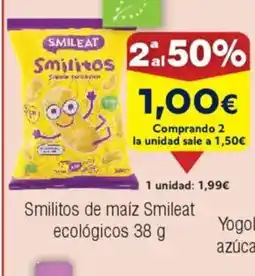 FROIZ Smilitos de maíz Smileat ecológicos oferta