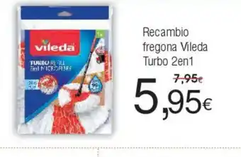 FROIZ Recambio fregona Vileda Turbo 2en1 oferta