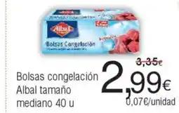 FROIZ Bolsas congelación Albal tamaño oferta