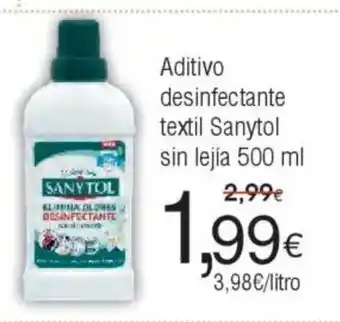 FROIZ Aditivo desinfectante textil Sanytol sin lejía oferta