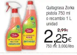 FROIZ Quitagrasa Zorka pistola o recambio oferta
