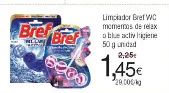 FROIZ Limpiador Bref WC momentos de relax o blue activ higiene oferta