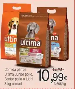 FROIZ Comida perros Ultima Junior pollo, Senior pollo o Light oferta