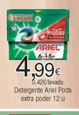 FROIZ Detergente Ariel Pods extra poder oferta