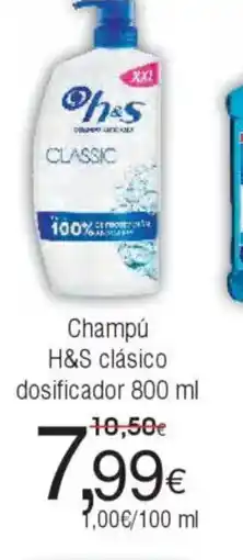 FROIZ Champú H&S clásico dosificador oferta