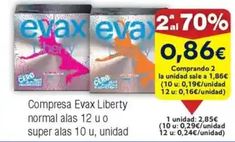 FROIZ Compresa Evax Liberty normal alas 12 uo super alas oferta