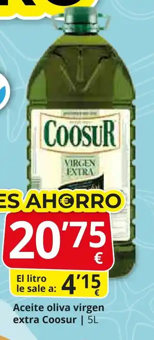 Supermercados MAS COOSUR Aceite oliva virgen extra oferta