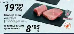 Supermercados MAS Bandeja atún ventresca oferta
