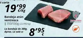 Supermercados MAS Bandeja atún ventresca oferta