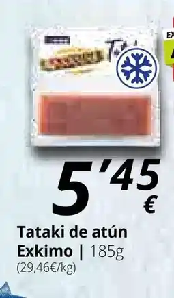 Supermercados MAS EXKIMO Tataki de atún oferta
