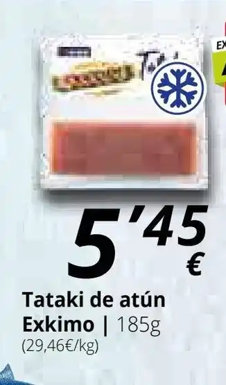 Supermercados MAS EXKIMO Tataki de atún oferta