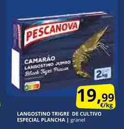 Supermercados MAS Langostino trigre de cultivo especial plancha oferta