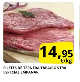 Supermercados MAS Filetes de ternera tapa/contra especial empanar oferta
