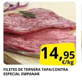 Supermercados MAS Filetes de ternera tapa/contra especial empanar oferta