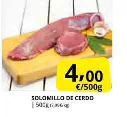 Supermercados MAS Solomillo de cerdo oferta