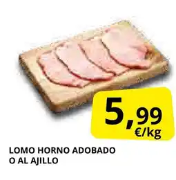 Supermercados MAS Lomo horno adobado o al ajillo oferta