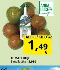 Supermercados MAS Tomate rojo oferta