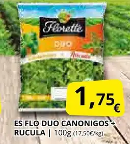 Supermercados MAS Es flo duo canonigos rucula oferta