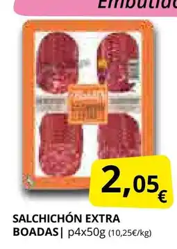 Supermercados MAS Salchichón extra boadas oferta