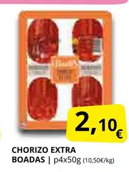 Supermercados MAS Chorizo extra boadas oferta