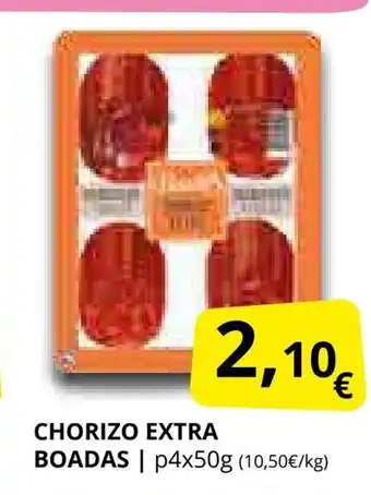 Supermercados MAS Chorizo extra boadas oferta