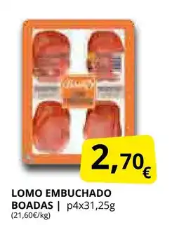 Supermercados MAS Lomo embuchado boadas oferta