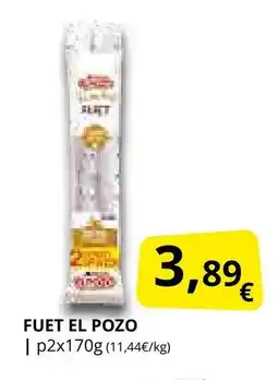 Supermercados MAS Fuet el pozo oferta