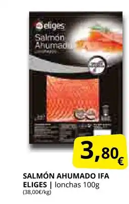 Supermercados MAS Salmón ahumado ifa eliges oferta