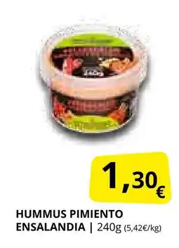 Supermercados MAS Hummus pimiento ensalandia oferta