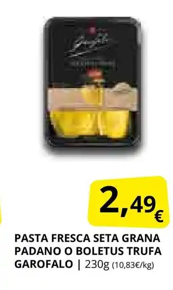 Supermercados MAS Pasta fresca seta grana padano o boletus trufa garofalo oferta